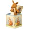 Schylling: Jack In Box - Kangaroo - Classic Pop-Up Music Toy, Momma & Baby Joey Finger Puppet, Plays Song "Pop Goes The Weasel", Toddler & Kids 18mo+